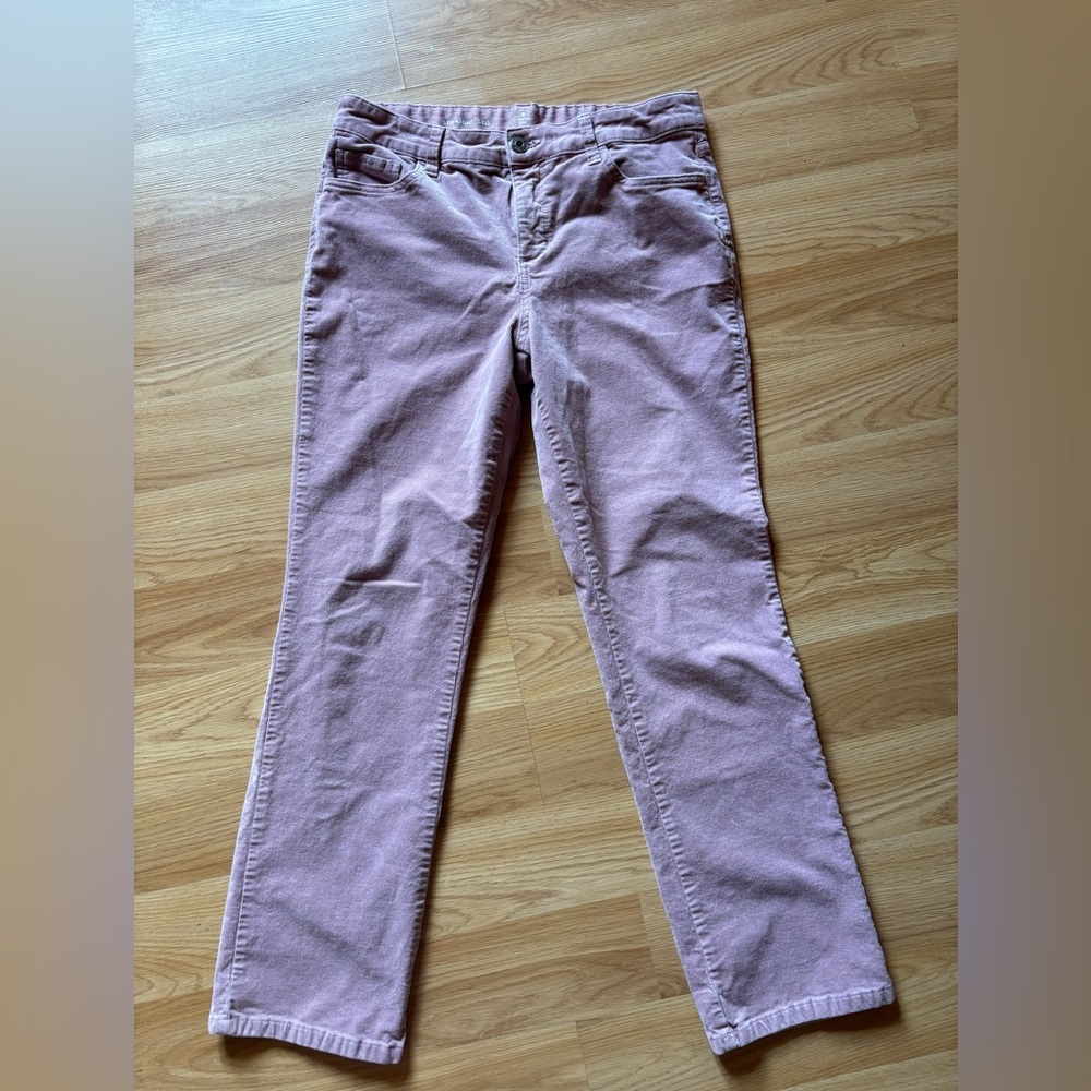 Size 4 corduroy lavender pant from St. John’s Bay. - Picture 2 of 4